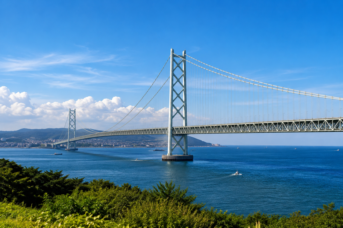 pont akashi vue de pres