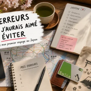 image avec titre de l'article et list , carte de transport suica