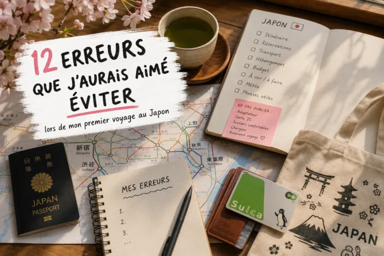 image avec titre de l'article et list , carte de transport suica
