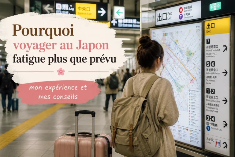 Pourquoi voyager au Japon fatigue plus que prévu